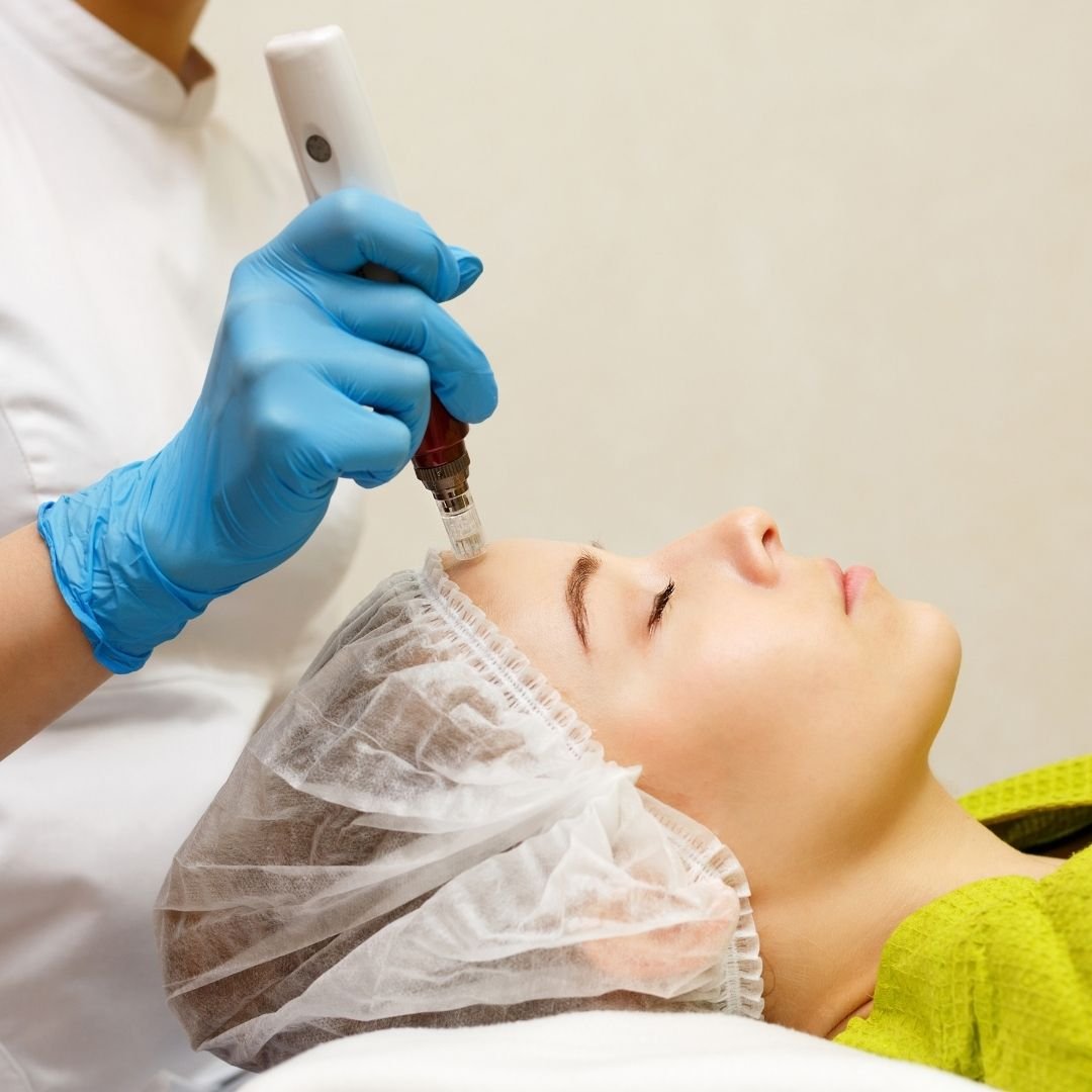 Non-surgical facial treatment rejuvenating procedure aesthetic clinic London